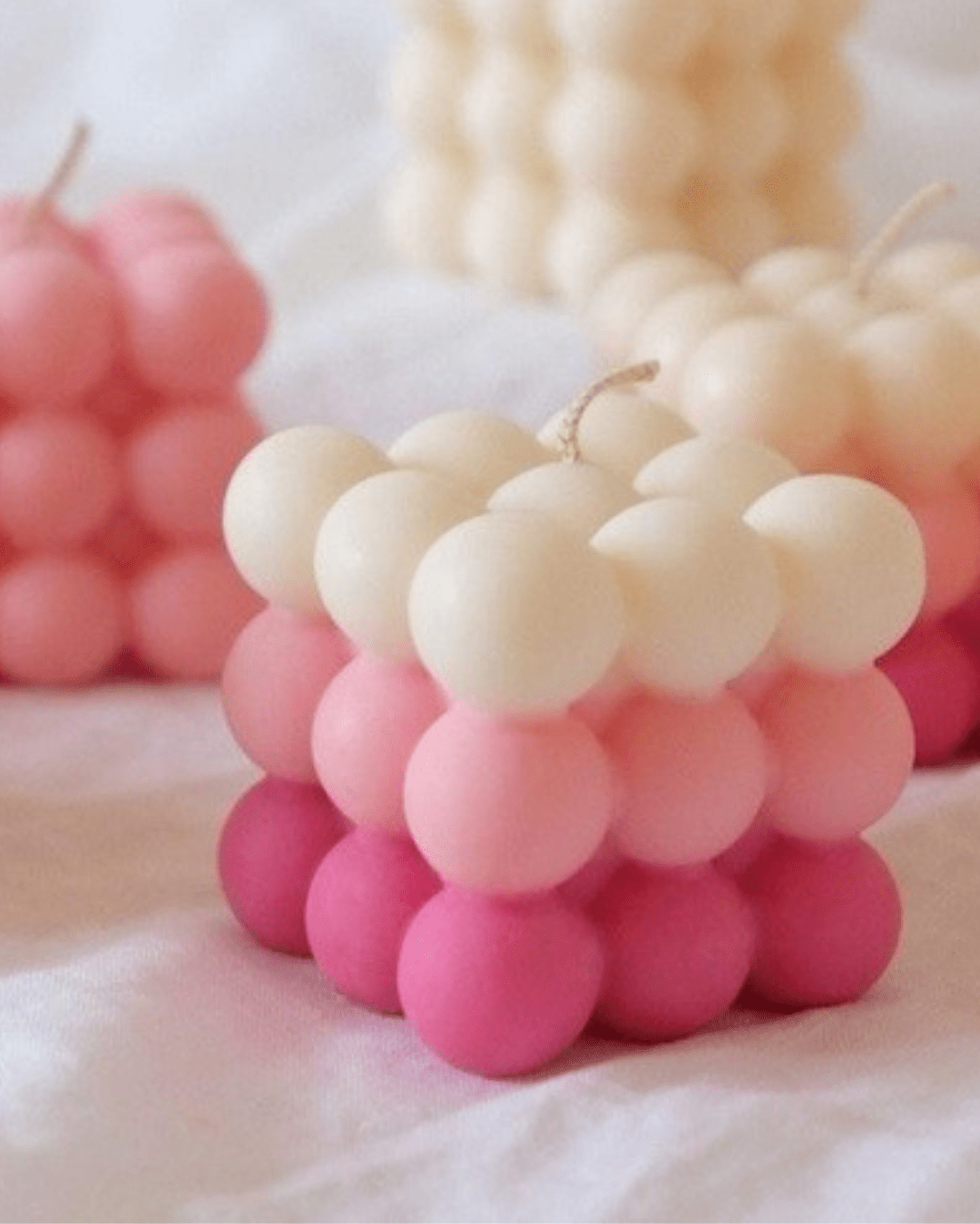 Bubble Bliss Candles – Vanilla Scented - Essenceoul