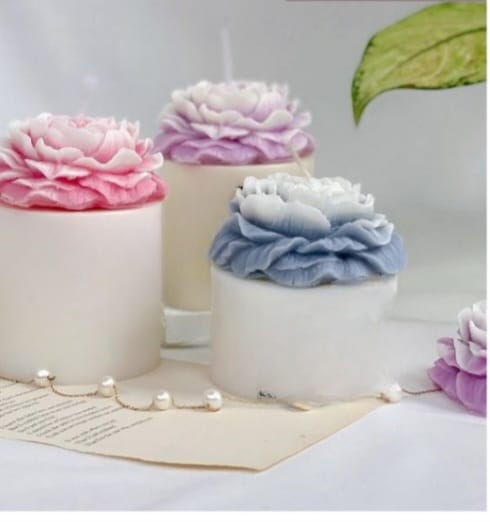 Floral Bliss Pillar Candle