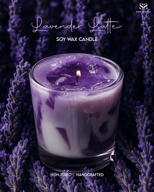 Lavendar Latte Candles - Essenceoul