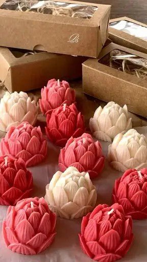 Lotus Blossom Candle ( Set of 2 ) - Essenceoul